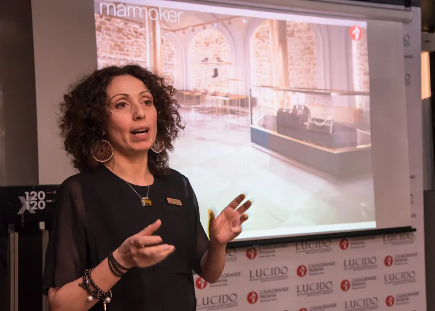 Презентация новинки от Casalgrande Padana - серии Marmoker