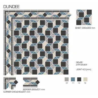 Керамогранит TopCer Victorian Designs Dundee