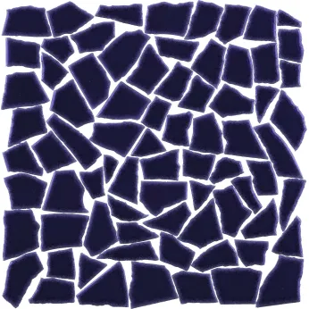 Керамогранит AcquarioDue Opus Mosaico Lucida Blu Notte