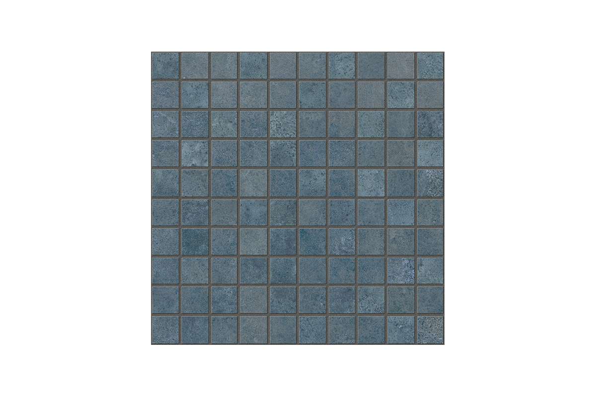 Керамогранит Provenza by Emil Group Vulcanika Mosaico 3X3 Blu Raku