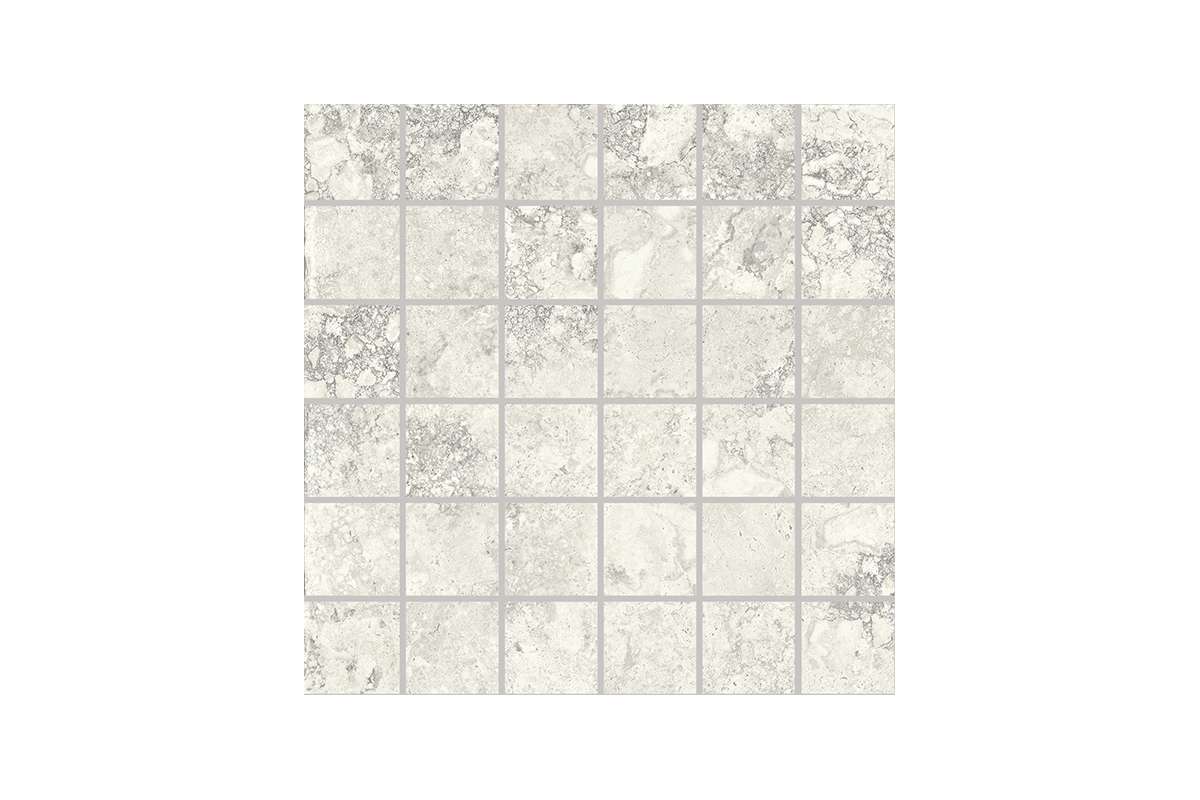 Керамогранит Provenza by Emil Group Unique Travertine Mosaico 5X5 Ancient White