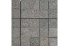 Керамогранит Casalgrande Padana Mineral Chrom Mosaico 5X5 Su Rete Grey