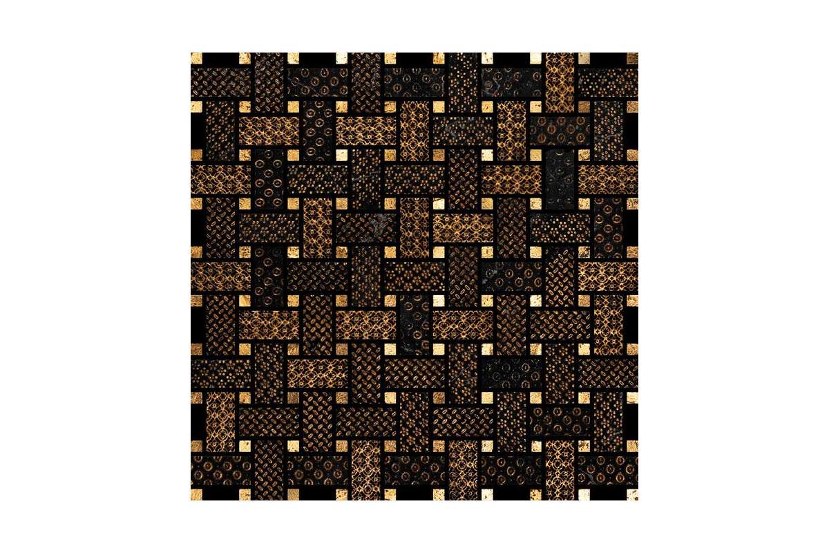Мрамор Petra Antiqua Evolution Basket Remake Nero Marq Gold