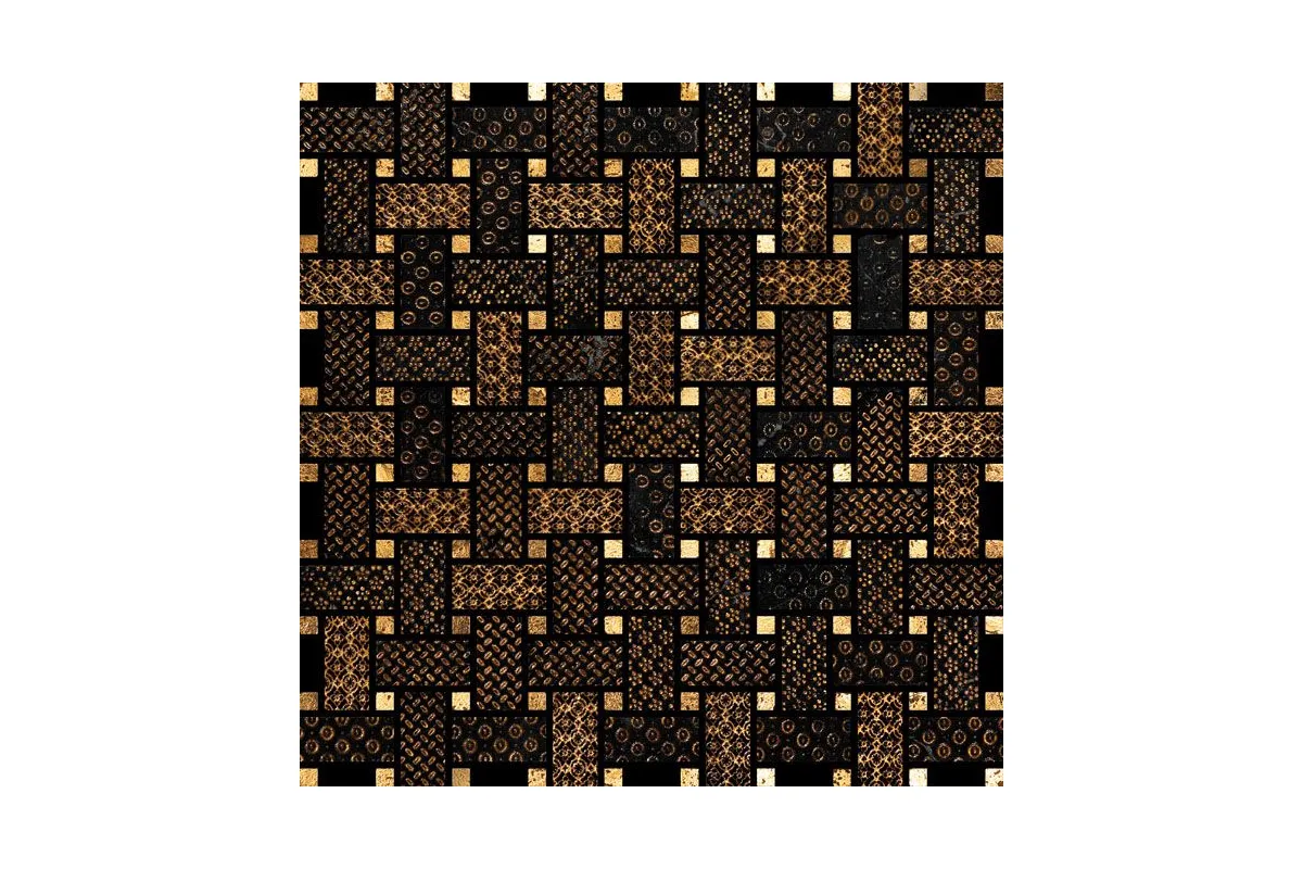 Мрамор Petra Antiqua Evolution Basket Remake Nero Marq Gold