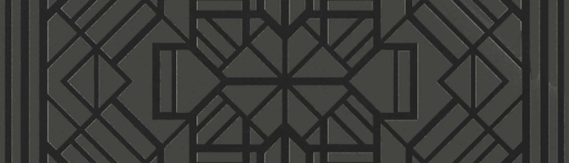 Керамогранит Petracers Swing Labirinto Sterling Silver Su Nero