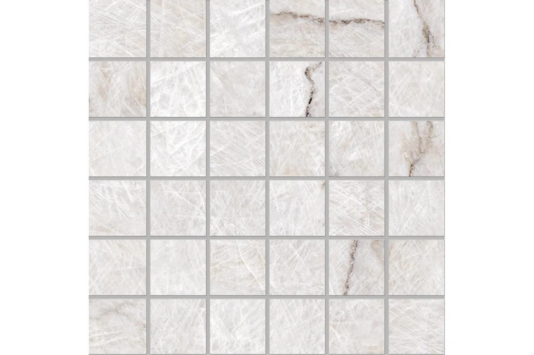 Керамогранит Emil Ceramica Tele Di Marmo Reloaded Quarzo Kandinsky Mosaico 5X5