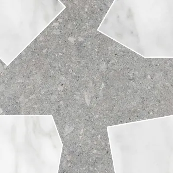 Керамогранит Terratinta Ceramiche Vicentina Cenere Cross Dark