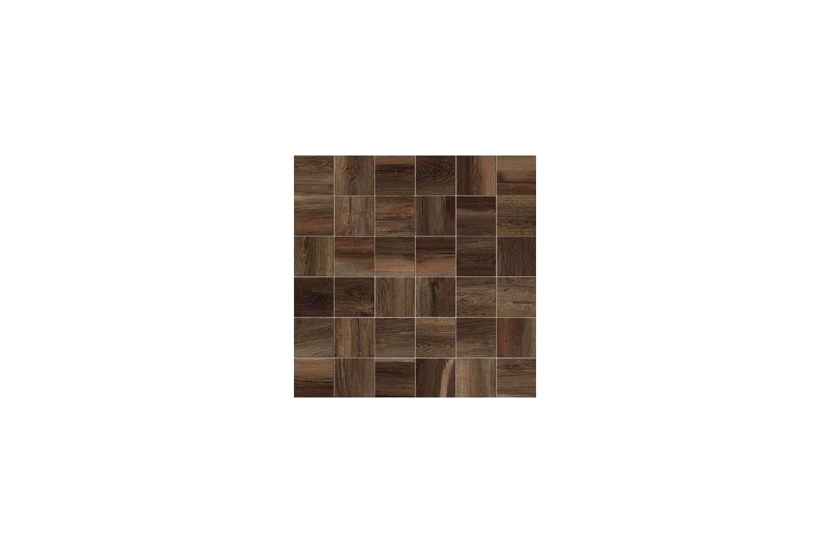 Керамогранит LaFaenza Legno Del Notaio Mosaico Dark Brown