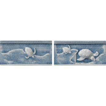 Керамогранит Settecento The Traditional Style Listello Turtles A + B Light Blue