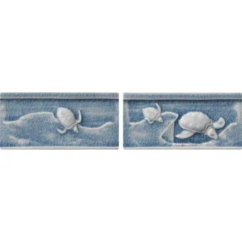Керамогранит Settecento The Traditional Style Listello Turtles A + B Light Blue