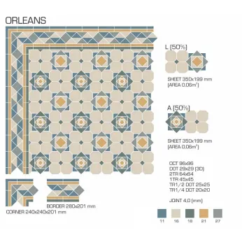 Керамогранит TopCer Victorian Designs Orleans