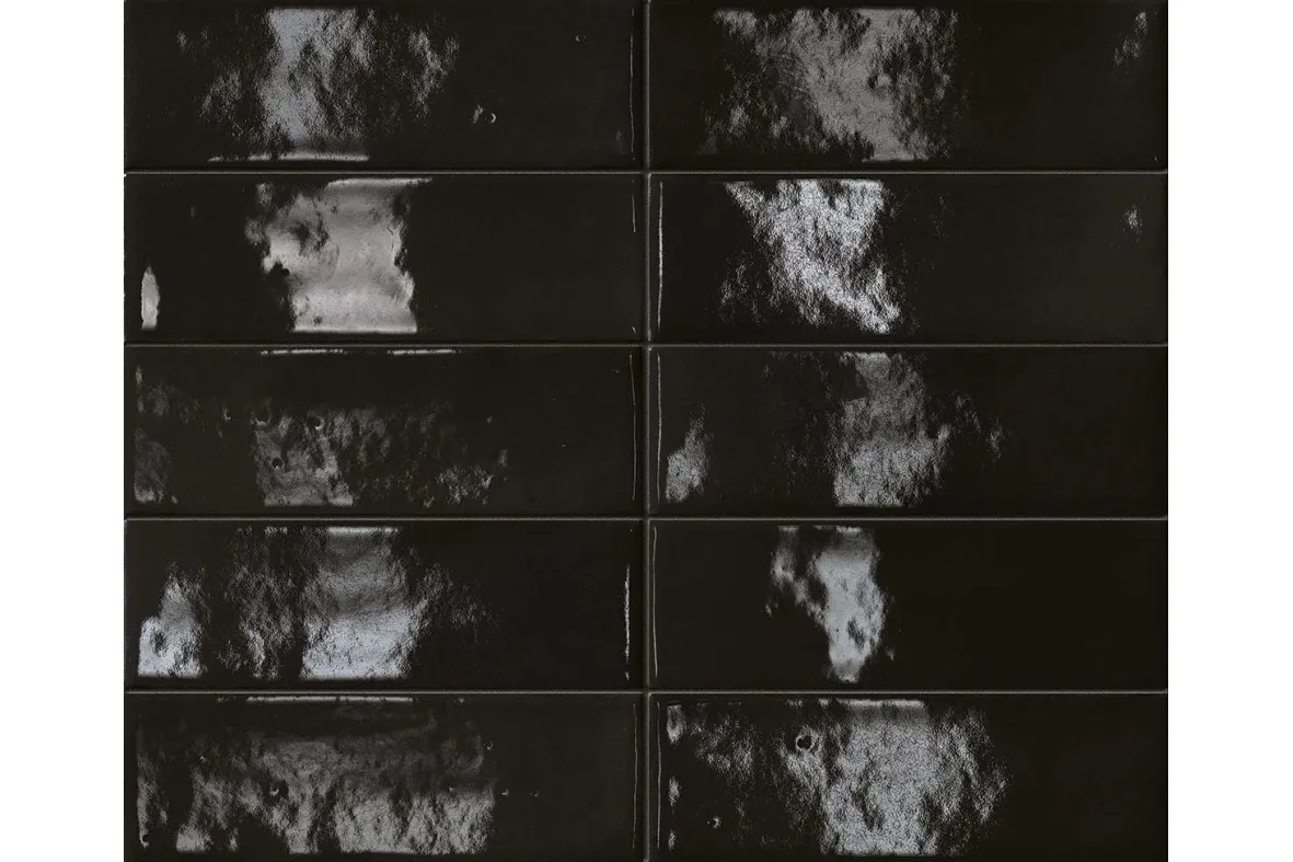 Керамогранит Emil Ceramica Sixty Minibrick Lux Nero Assoluto