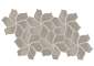 Flower grey glossy