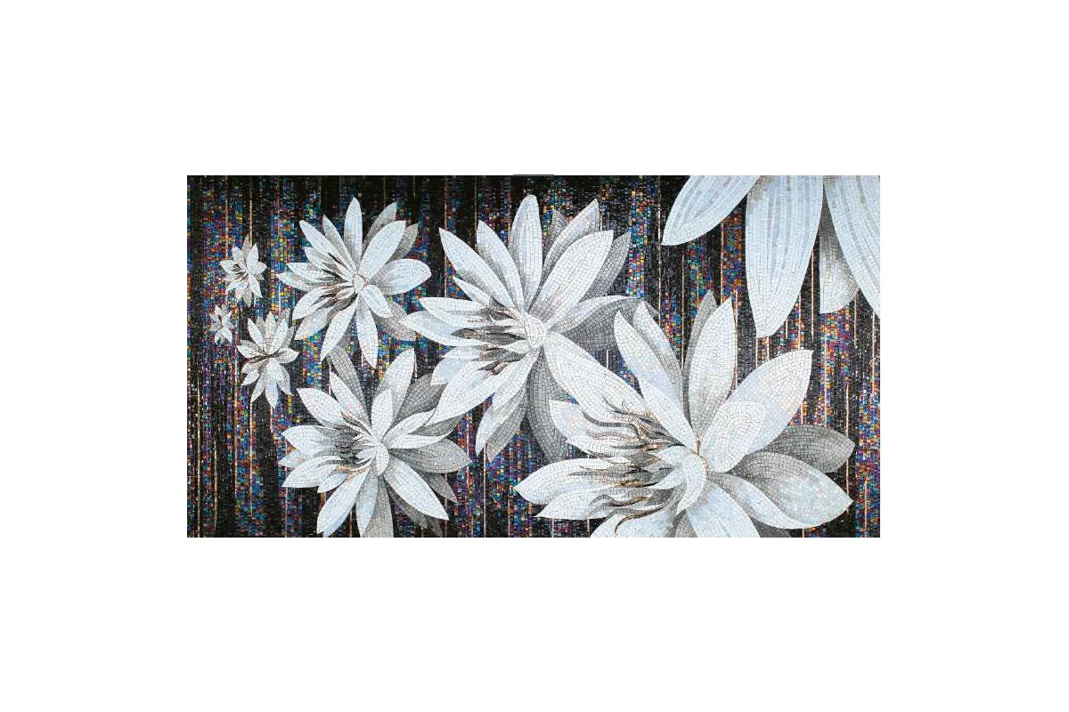 Мозаика Sicis Flower Power Flo9B&W