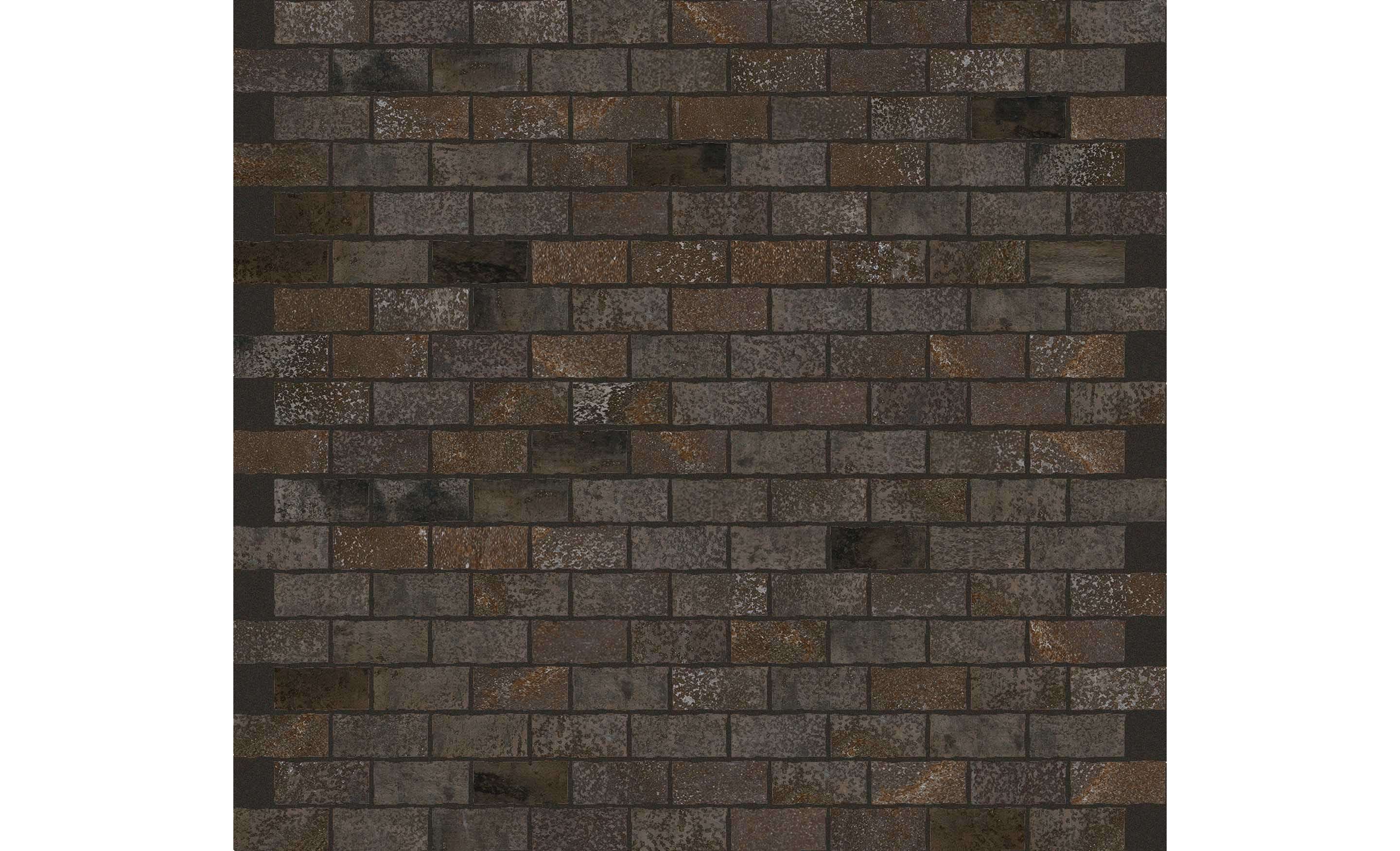 Керамогранит Florim Design Flowtech Aged Bronze Mosaico 1.5X3