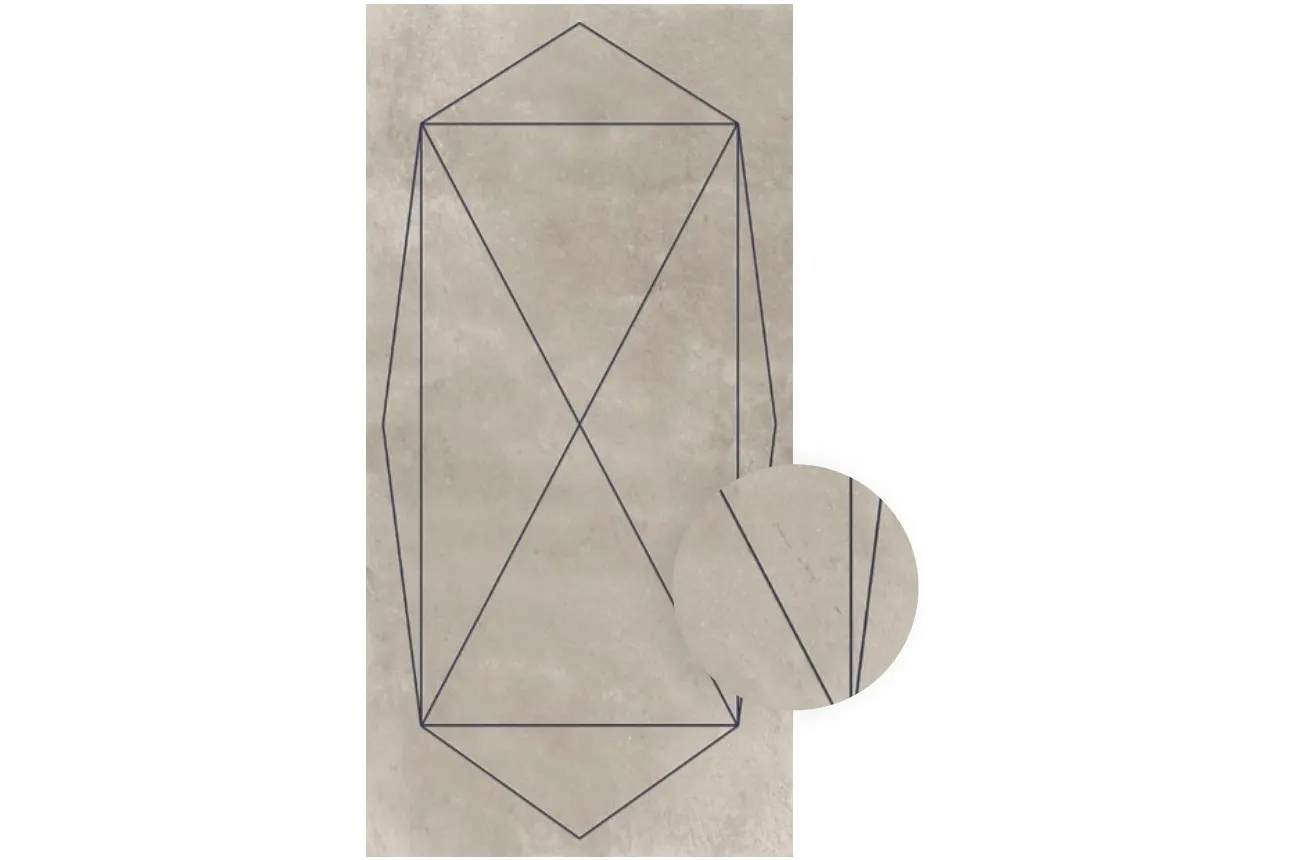 Керамогранит Cedit Araldica Cemento - Blasone Zaffiro