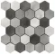 Mosaico Esagona Mix Grey (Мозаика Эсагона Микс Грей)