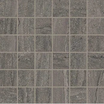 Керамогранит Ergon by Emil Group Portland Stone Vien Cut Anthracite Mosaico 5x5