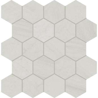Керамогранит Provenza by Emil Group Varana Stone Grey Mosaico Hexagon Crosscut