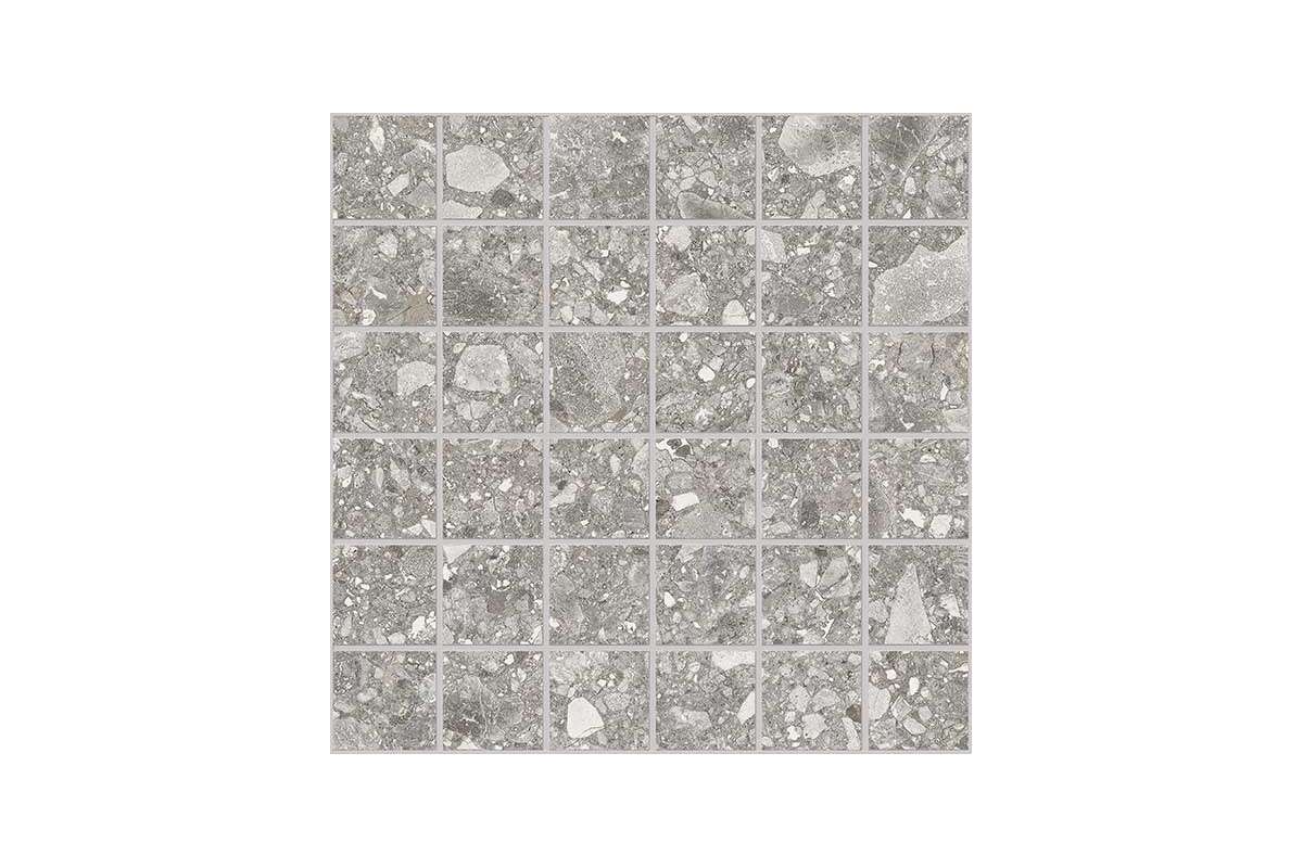 Керамогранит Ergon by Emil Group Lombarda Mosaico 5X5 Grigio