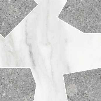 Керамогранит Terratinta Ceramiche Vicentina Cenere Cross Light