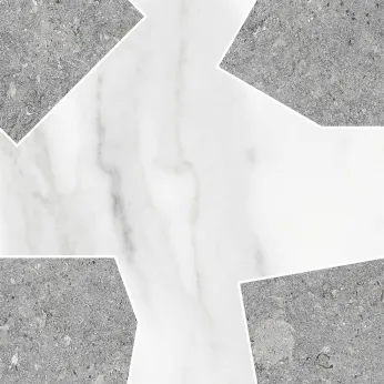 Керамогранит Terratinta Ceramiche Vicentina Cenere Cross Light