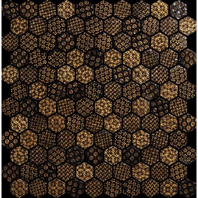 Petra Antiqua - Evolution - <b>esagono 3,2 nero marq gold</b>