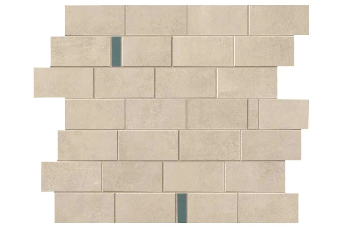 Керамогранит Atlas Concorde Boost Pro Cream Minibrick Pro Blue