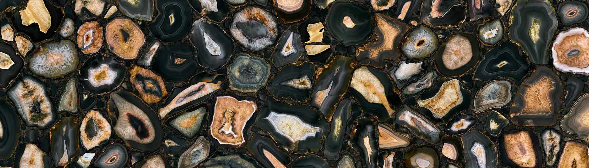 Керамогранит Florim Design Mystic Luxe Black Sea Gold