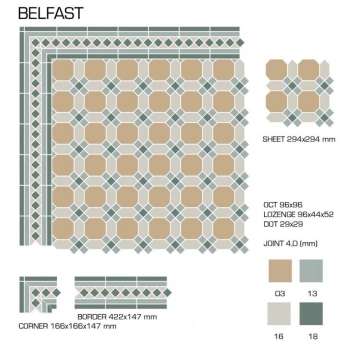 Керамогранит TopCer Victorian Designs (Викториан Дизайн) Belfast