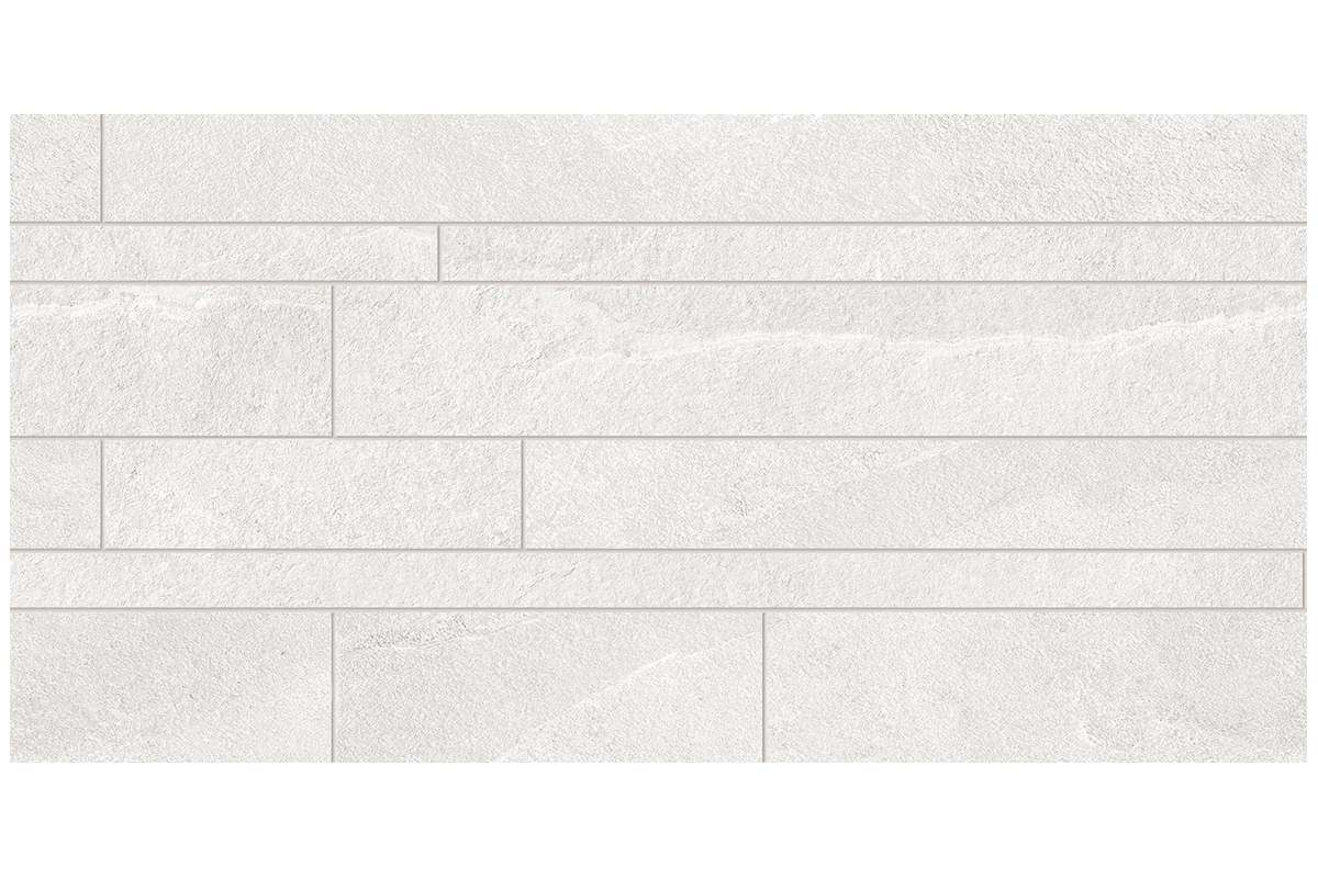 Керамогранит Ergon by Emil Group Cornerstone Listelli Sfalsati Slate White