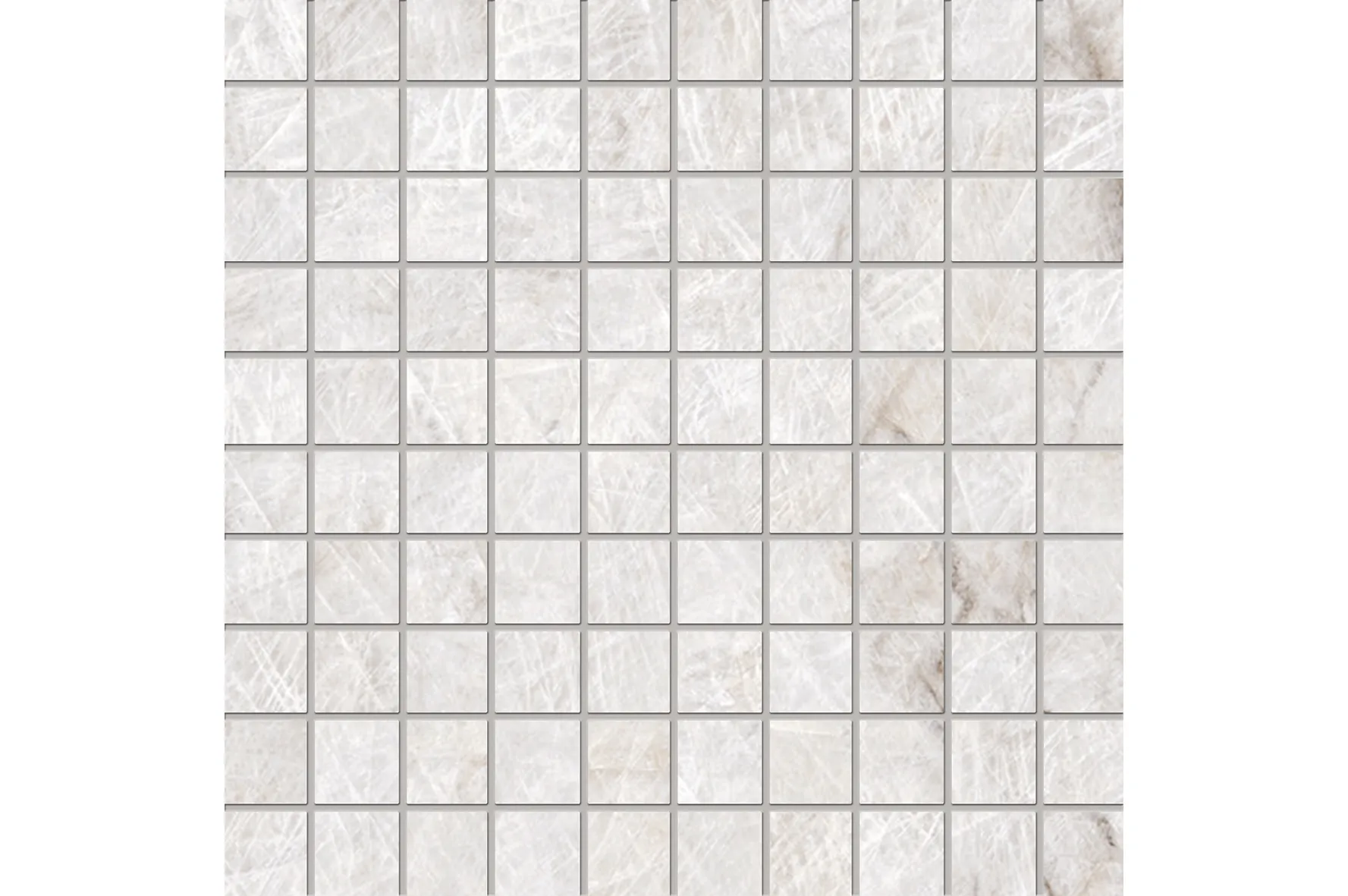 Керамогранит Emil Ceramica Tele Di Marmo Reloaded Quarzo Kandinsky Mosaico 3X3