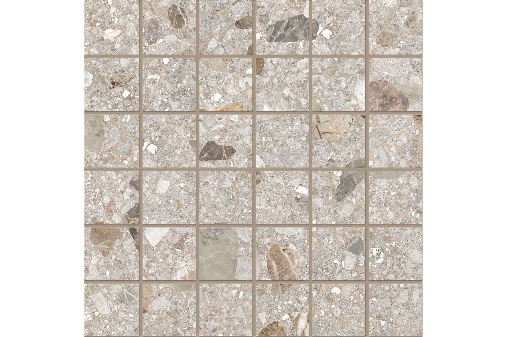 Керамогранит Ergon by Emil Group Lombarda Mosaico 5X5 Sabbia Mix