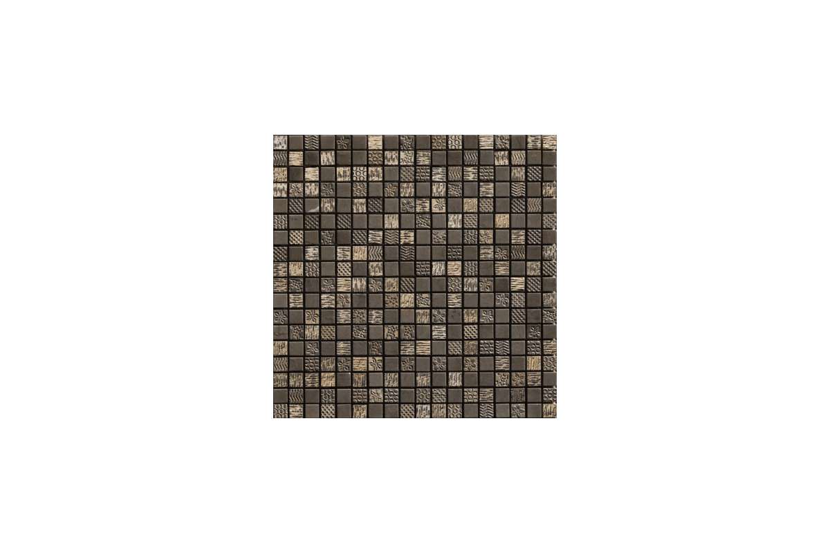 Мрамор Petra Antiqua Acqueforti Mosaics Mosaico Yoko 1.5Х1.5 Londongrey Bronzo