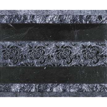 Мрамор Petra Antiqua Evolution 2 braid 4 nero marquinia indaco 25,5 x 30,5 CM