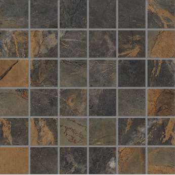 Керамогранит Emil Ceramica Tele Di Marmo Reloaded Fossil Brown Malevic Mosaico 5x5