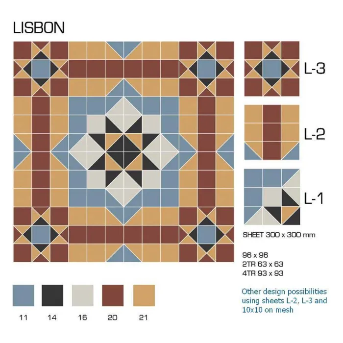Керамогранит TopCer Victorian Designs Lisbon