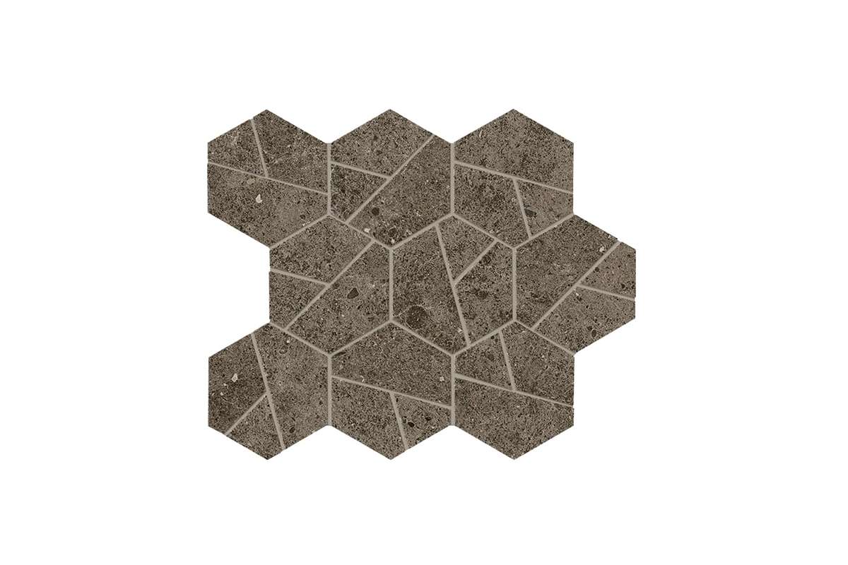 Керамогранит Atlas Concorde Boost Stone Tobacco Mosaico Hex