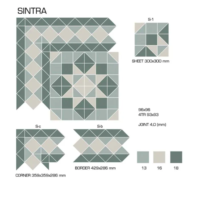 Керамогранит TopCer Victorian Designs Sintra