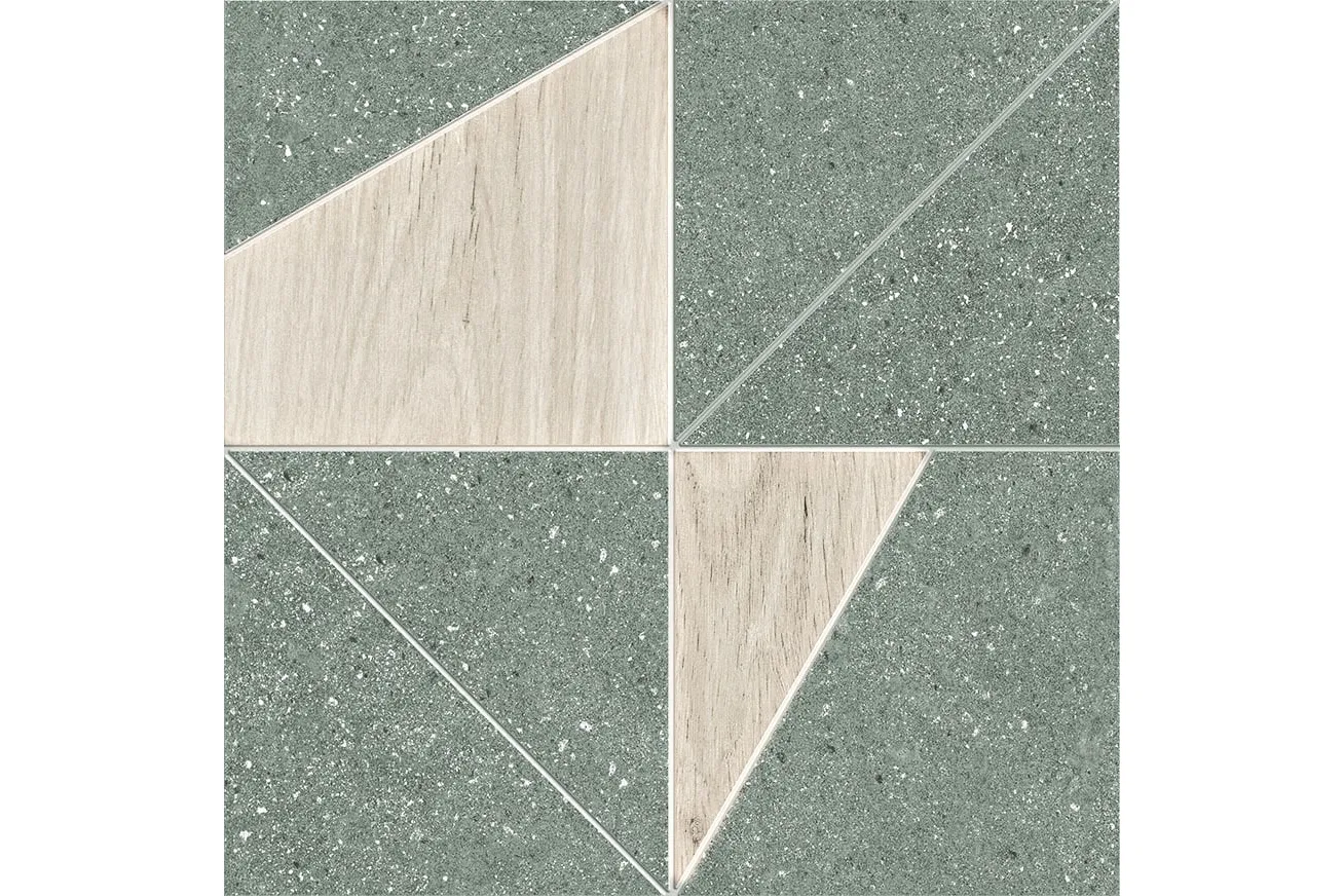 Керамогранит Terratinta Ceramiche Grained Tangram Grained Green Copper Libeccio Naturale