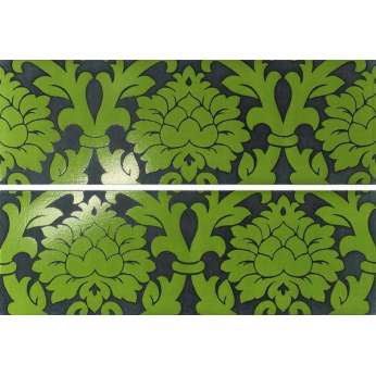 Керамогранит Settecento New Baroque Decoro Velvet ( A + B ) Black/Green 24x72