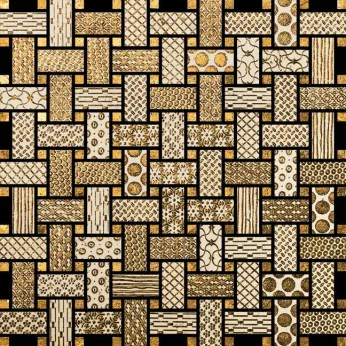 Мрамор Petra Antiqua Evolution basket remake biancone gold