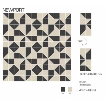 Керамогранит TopCer Victorian Designs Newport