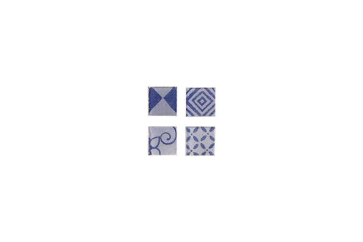 Мозаика Settecento (Сеттеченто) Musiva (Музива) Musiva Decoro &Amp;Quot; B &Amp;Quot; Blu 2.2X2.2 (4 Pezzi)