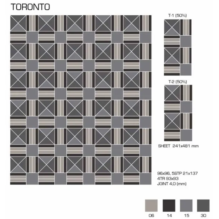 Керамогранит TopCer Victorian Designs Toronto