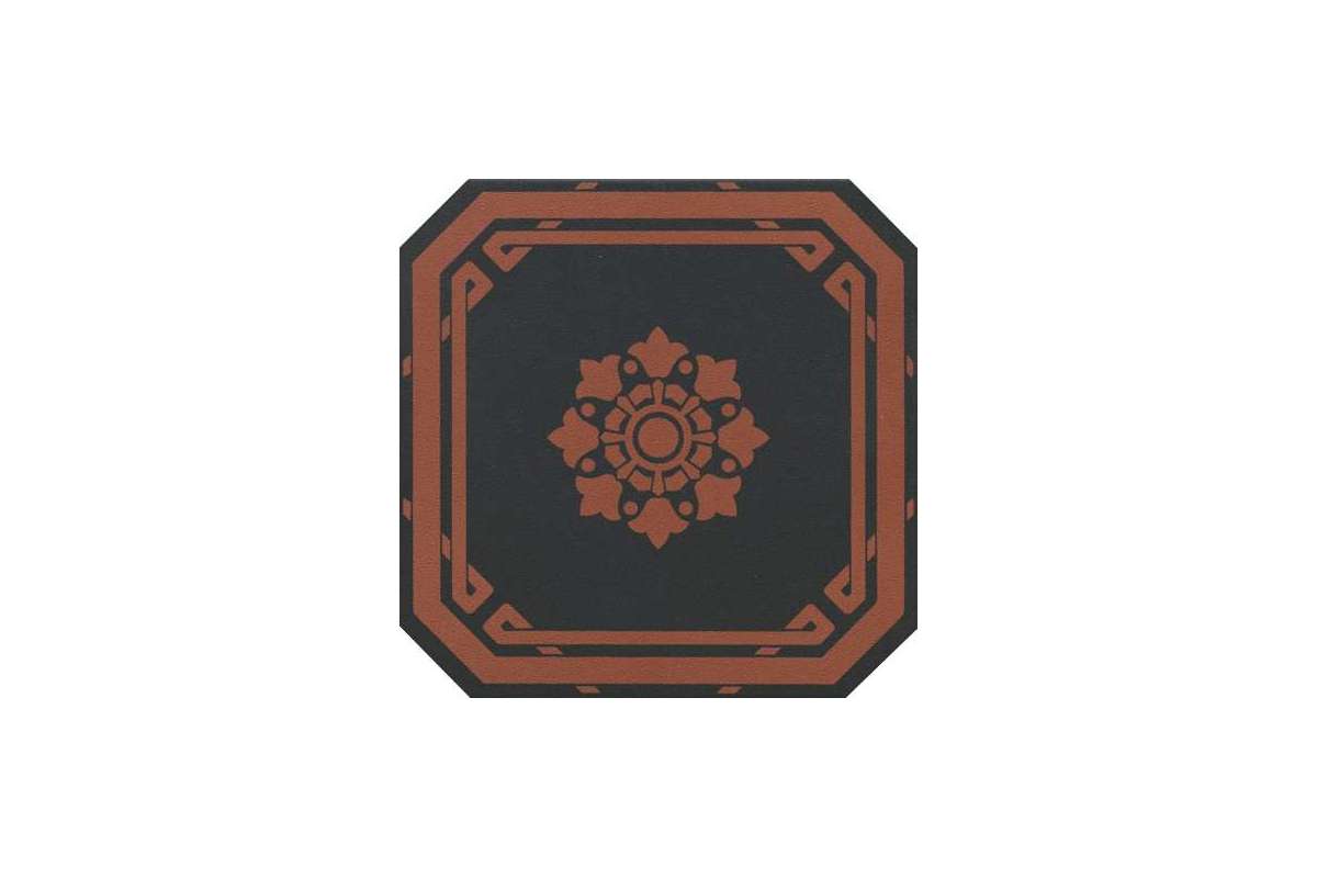 Керамогранит Grazia Ceramiche Old England (Старая Англия) Ottagono Black Chester