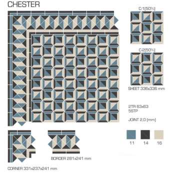 Керамогранит TopCer Victorian Designs (Викториан Дизайн) Chester