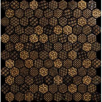 esagono 3,2 nero marq gold
