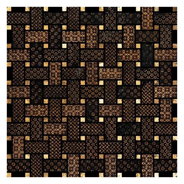 Мрамор Petra Antiqua Evolution basket remake nero marq gold