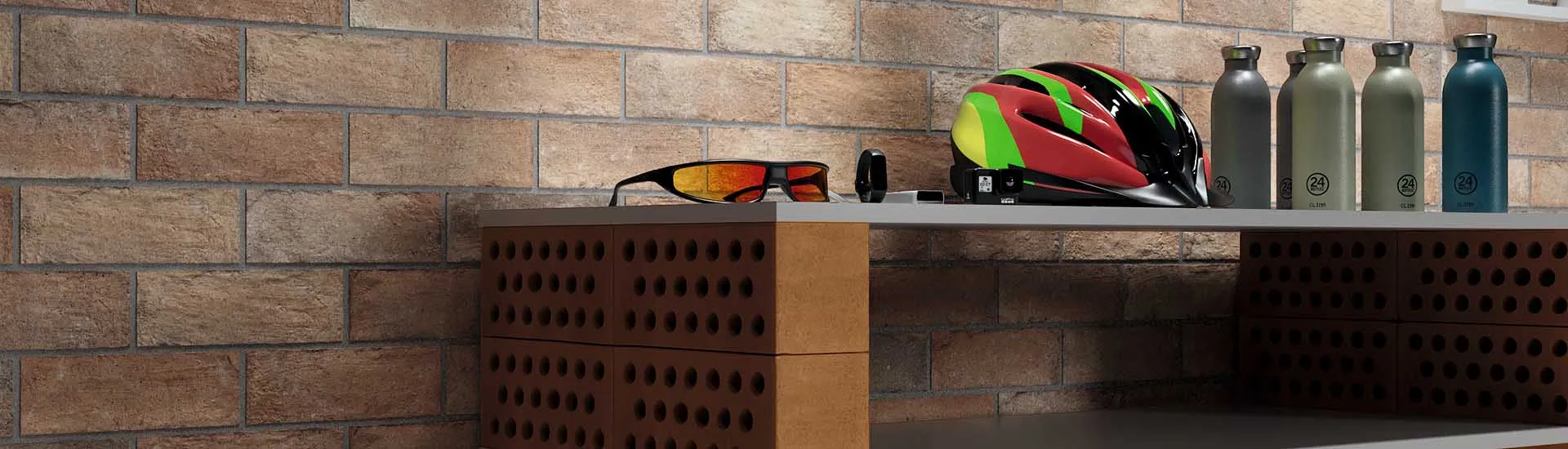 Керамогранит Casalgrande Padana Brickworks Muretto Mattone